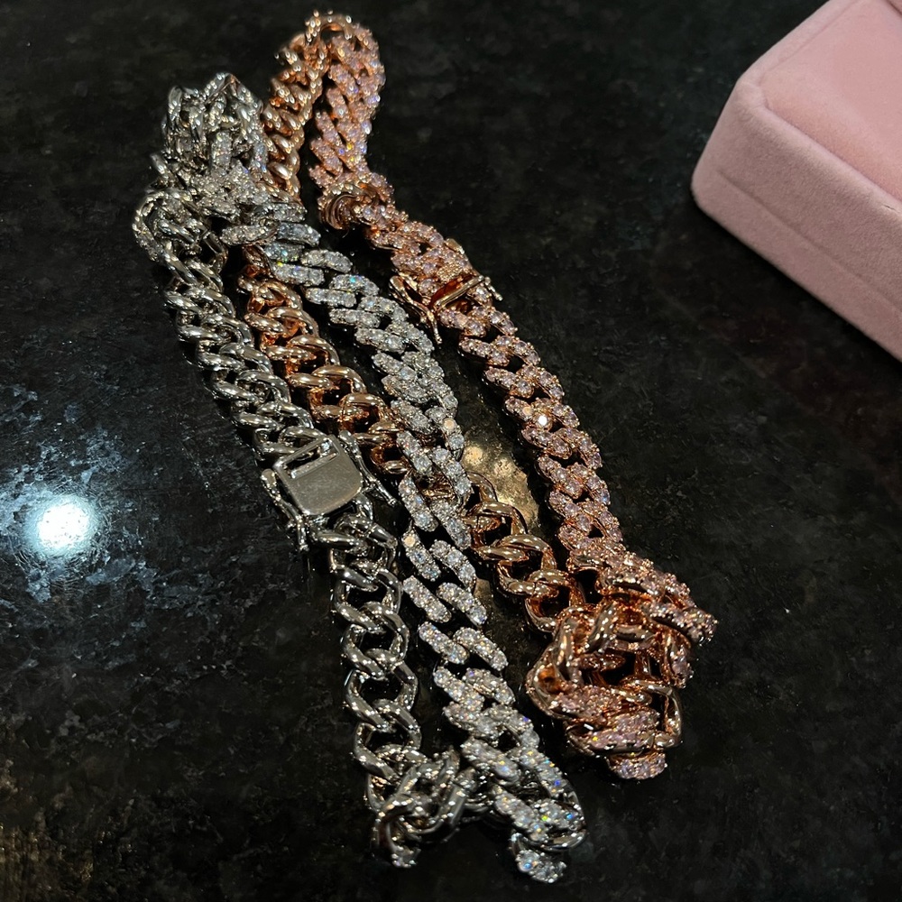Cuban chains choker necklaces